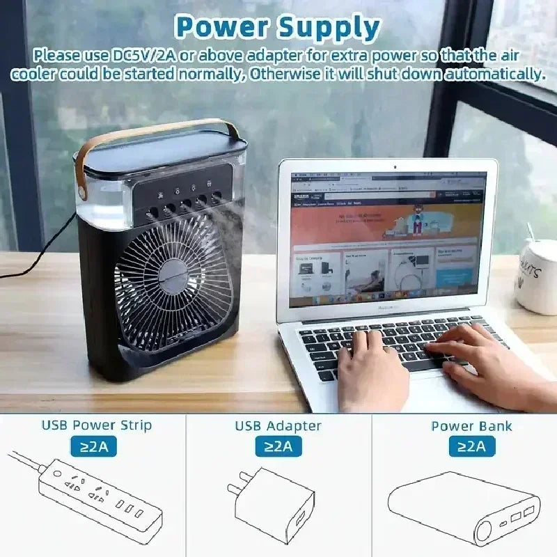 SmartMart® Smart fan Portable with cool air SmartMart®