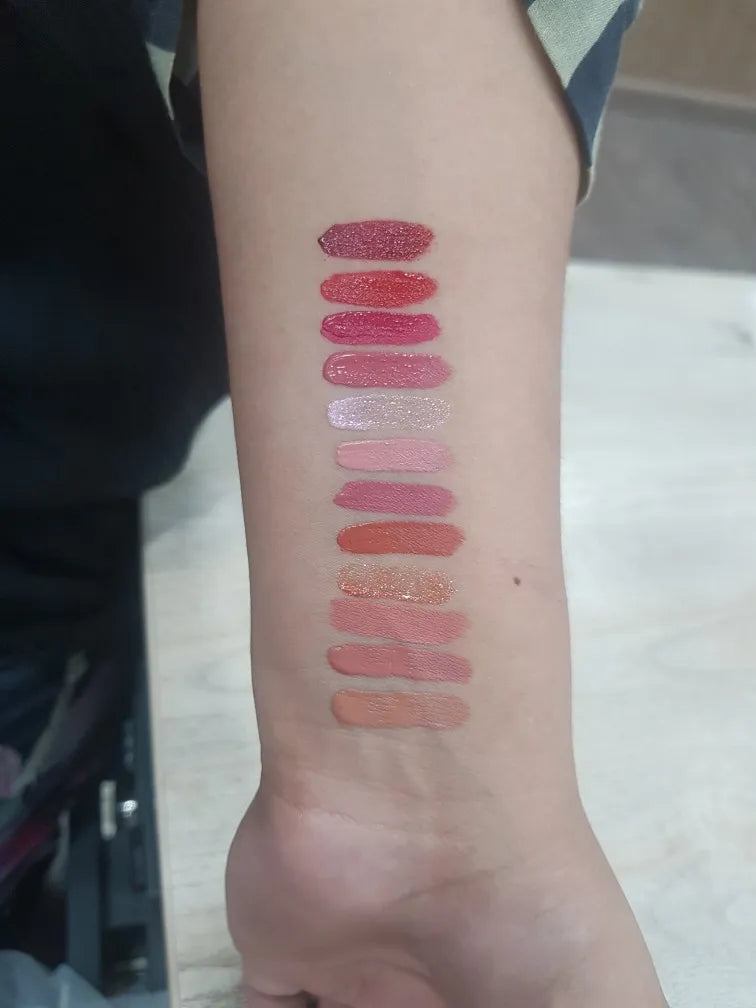 12 Pcs Mocallure Transparent Clear Lip Gloss | High Pigment Lipgloss Set | Best Quality Lipgloss Set