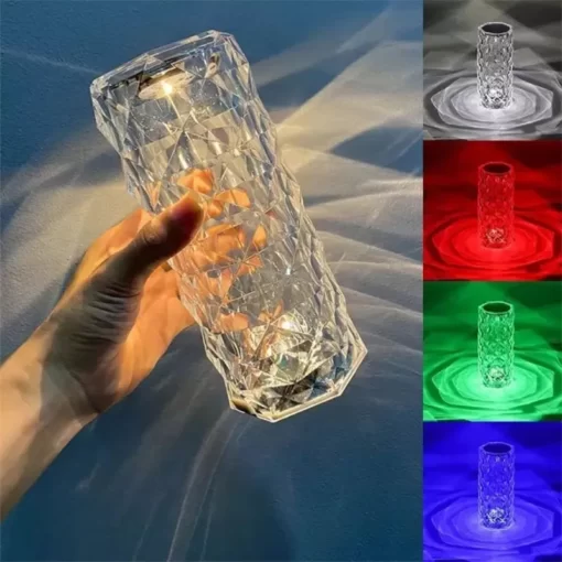 SmartMart® Crystal Lamp Diamond Light Projector 16 Colors Touch & Remote Control SmartMart®