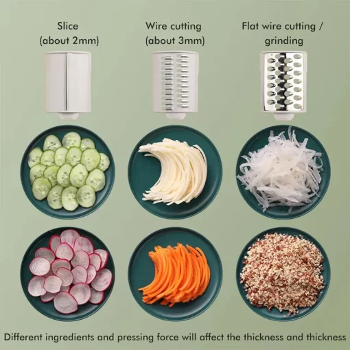 SmartMart® 3 In 1 Round Cutter Vegetable Slicer Manual SmartMart®