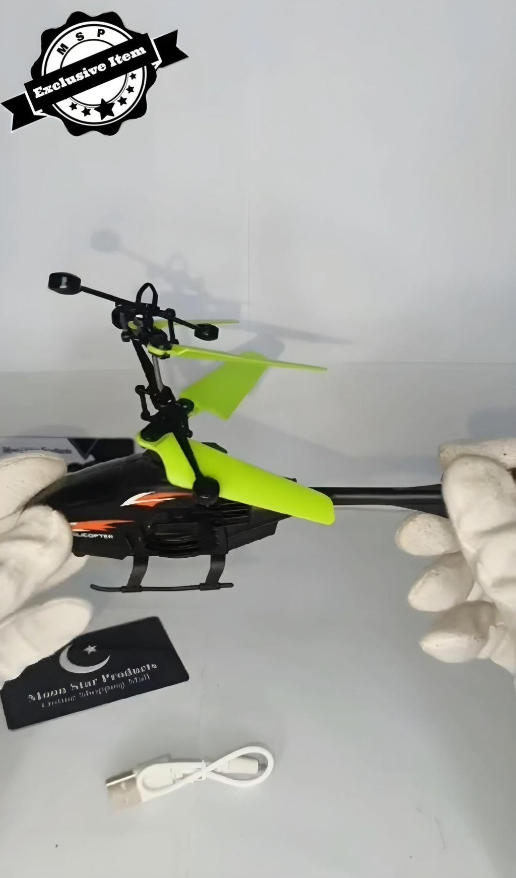 Flying Unisex Plastic Helicopter with Hand Induction Control - 1 Pc - Smart Mart Online